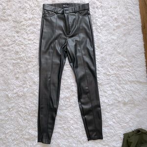 Leather legging pants from ZARA